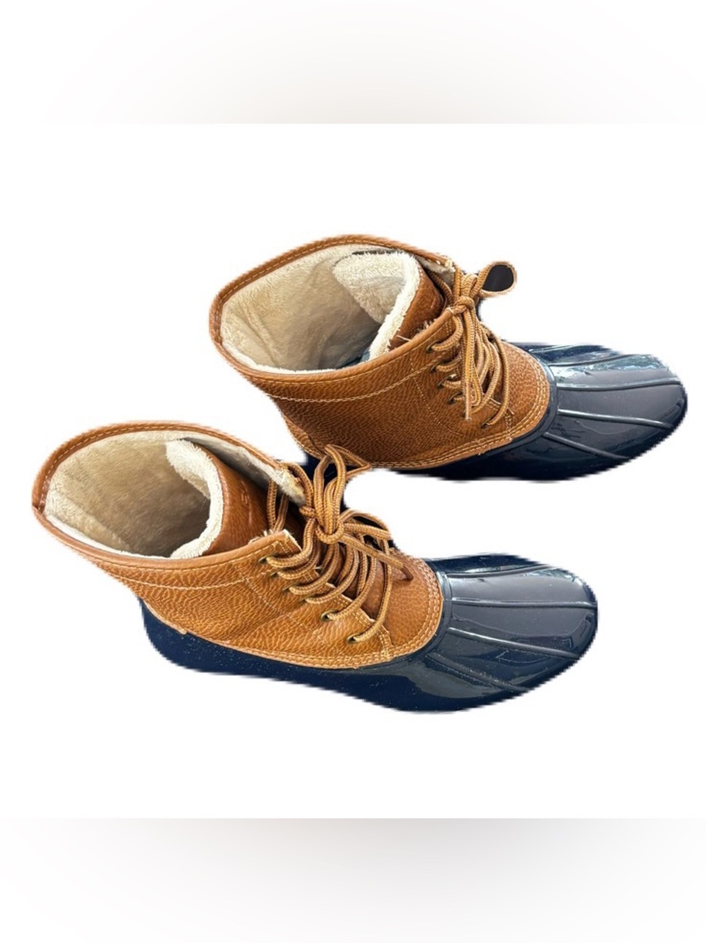 Woman’s Brown/Navy Winter Duck Boots